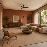 Cotton Jute Rug - Rectangular