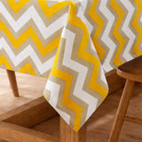 Imprimer Chevron - Printed Dining Table Cover (Yellow)
