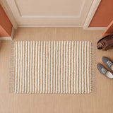 Tassel Cotton Jute - Rectangular