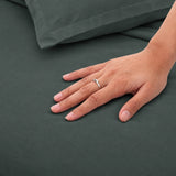 Fort Mellow - Solid Duvet Cover (Dark Grey)