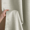 Off White Rod Pocket Solid Curtain