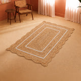Wave Jute Area Rug - Rectangular