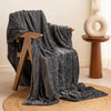 Fort Mellow - Wave Plush Blanket (Grey)