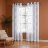 Imprimer Wavy Rhythm - Sheer Curtain