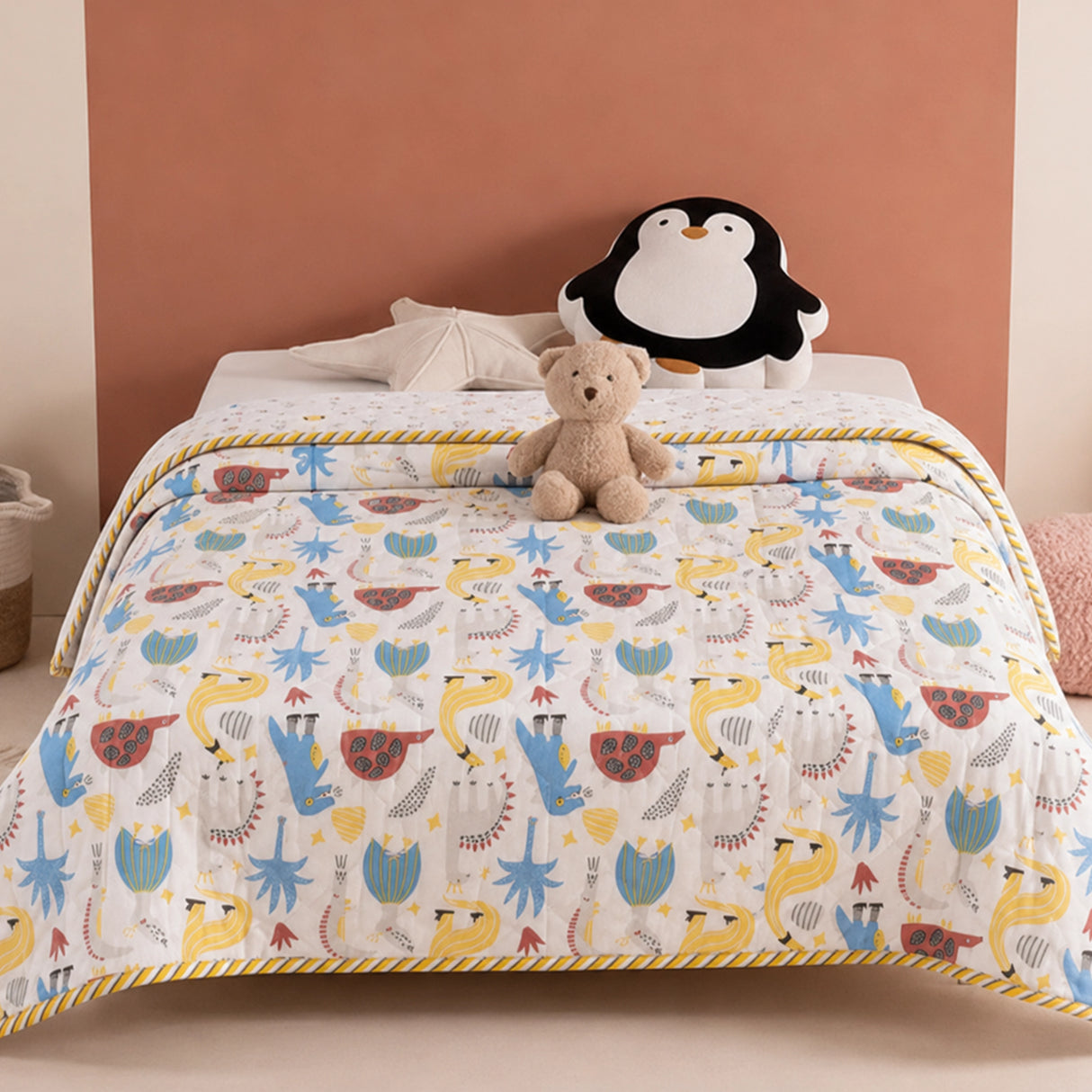 Imprimer Dino Adventure - Printed Baby Blanket