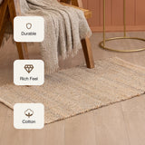 Cotton Jute Rug - Rectangular