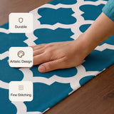 Imprimer Quatrefoil - Printed Table Runner (Blue)