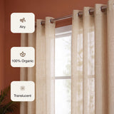 Fort Absolute - Beige Sheer Curtain
