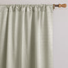 Off White Rod Pocket Solid Curtain