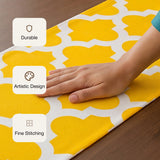 Imprimer Quatrefoil - Printed Dining Table Runner (Yellow)