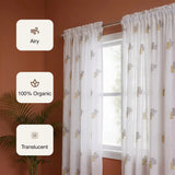 Imprimer Modern Mosaic - Sheer Curtain Rod Pocket