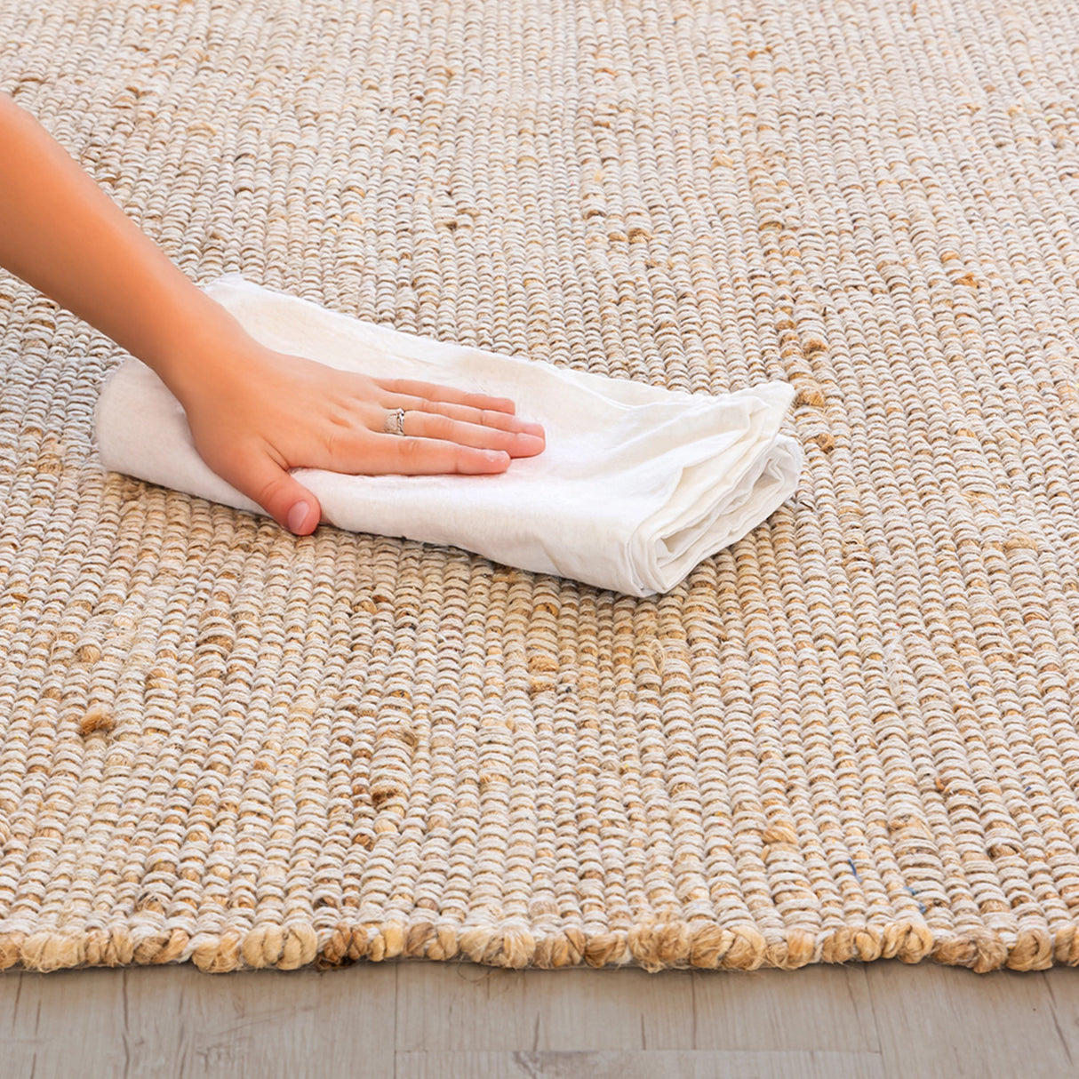 Cotton Jute Rug - Rectangular