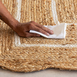 Wave Jute Area Rug - Rectangular