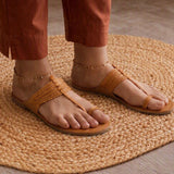Solid Braided Jute Area Rug - Oval