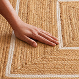 Wave Jute Area Rug - Rectangular
