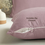 Fort Royal - Velvet Solid Dye Cushion Cover (Lavender)