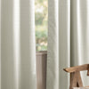 Off White Rod Pocket Solid Curtain