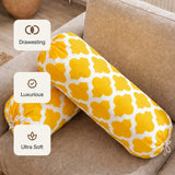 Imprimer Quatrefoil - Printed Bolster Cover (Yellow)