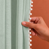 Fort Handpicked Breeze - Silver Grey Rod Pocket Sheer Curtain