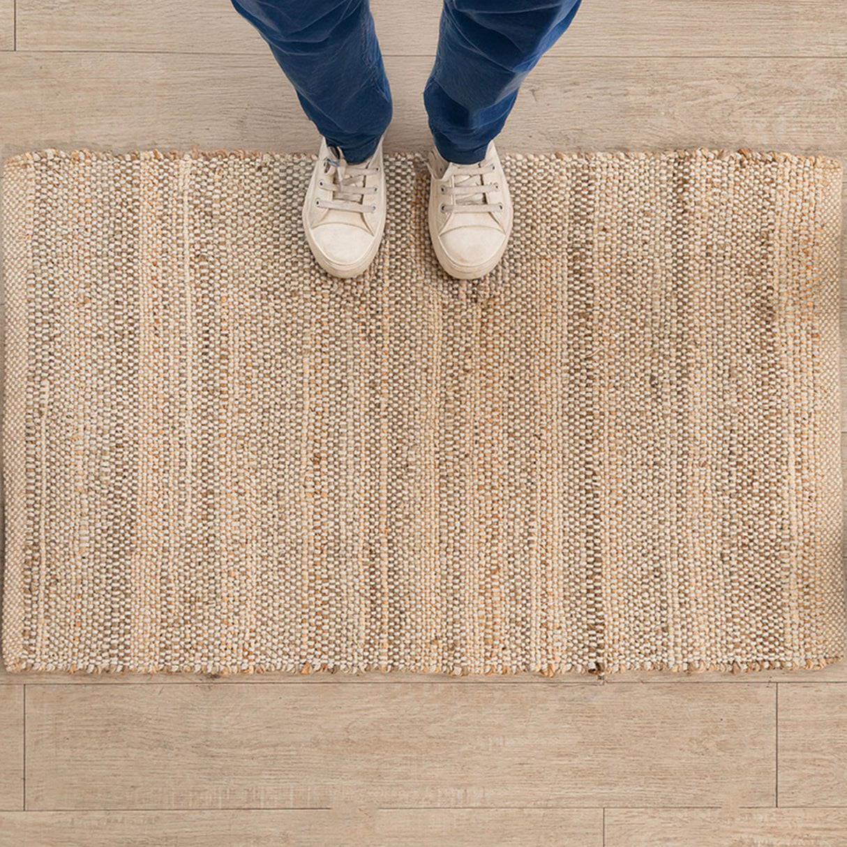 Cotton Jute Rug - Rectangular