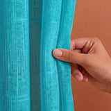 Fort Absolute - Blue Sheer Curtain