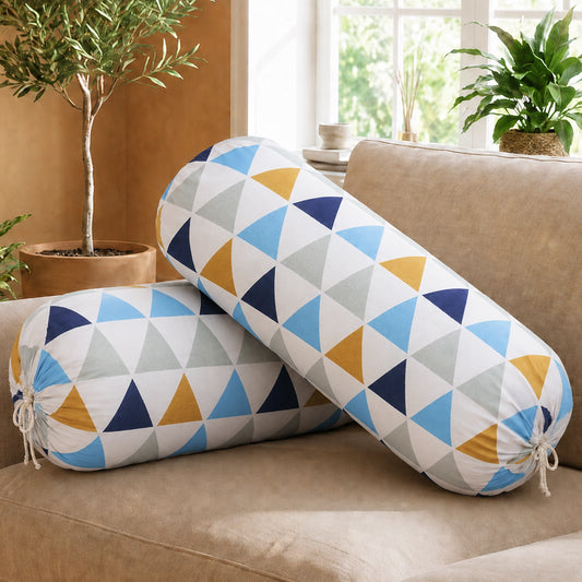 Imprimer Diamond - Printed Bolster Cover (Multicolor)Imprimer Diamond - Printed Bolster Cover (Multicolor)
