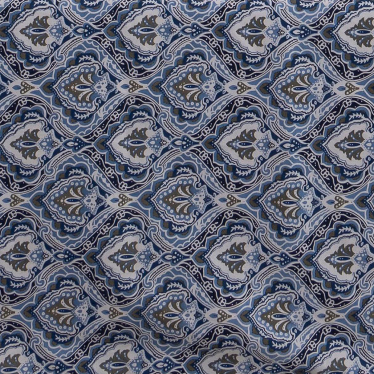 Imprimer Haze - Printed Dohar (Blue & White)