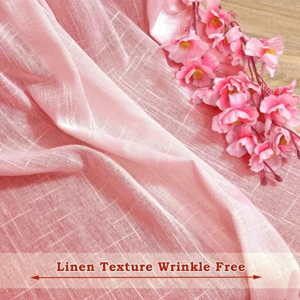 Fort Absolute - Pink Sheer Curtain