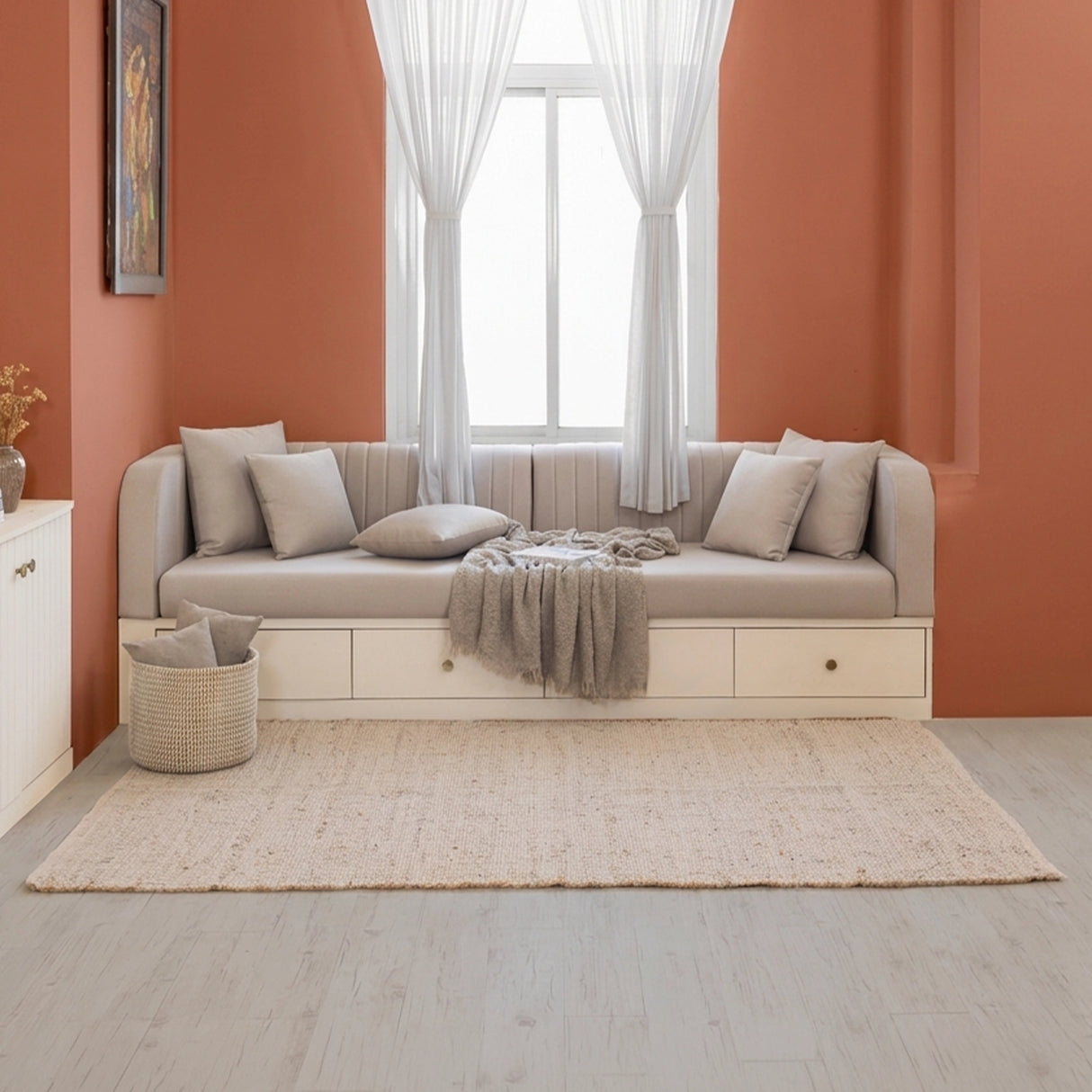 Cotton Jute Rug - Rectangular