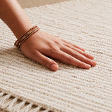 Tassel Cotton Jute - Rectangular