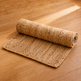 Scalloped Border Jute Area Rug - Rectangular