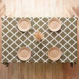 Imprimer Handpicked Quatrefoil - Table Cover (Grey)