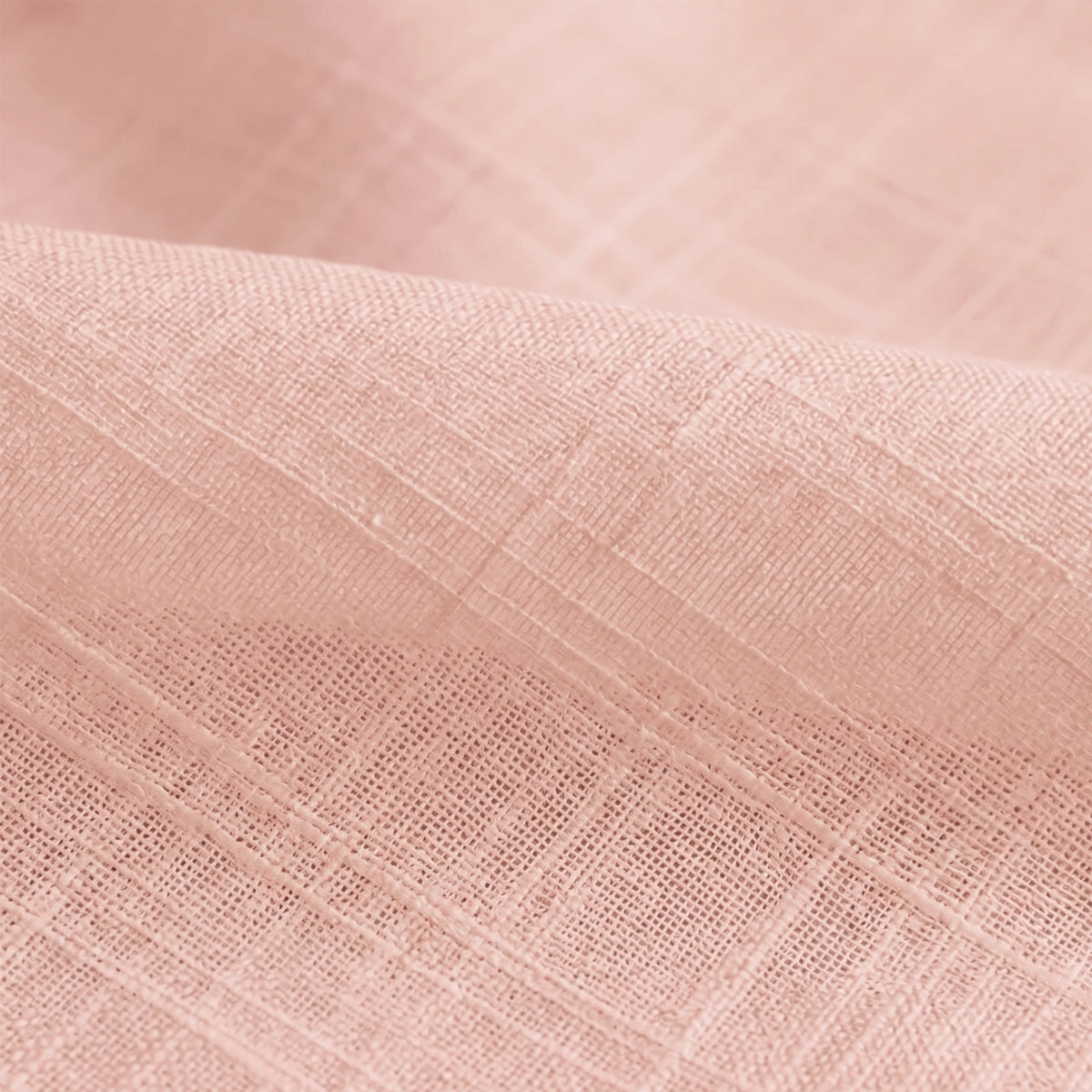 Fort Absolute - Rod Pocket Peach Sheer Curtain