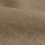 Fort Absolute - Rod Pocket Dark Brown Sheer Curtain