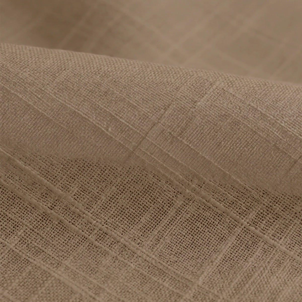 Fort Absolute - Eyelet Dark Brown Sheer Curtain