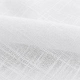 Fort Handpicked Breeze - Rod Pocket White Sheer Curtain