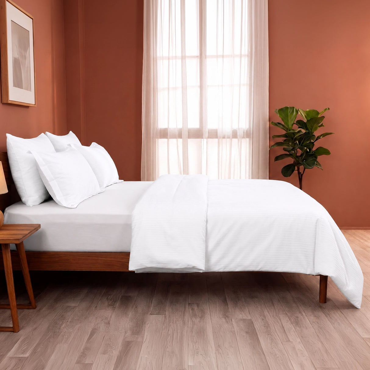 Fort Mellow - Solid Duvet Cover (White)