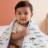 Imprimer Baby Blue Hunter - Printed Baby Blanket