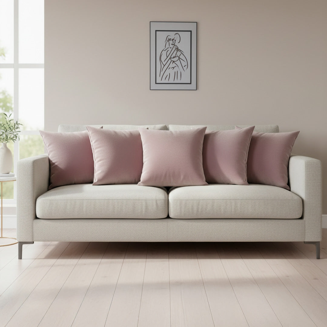 Fort Royal - Velvet Solid Dye Cushion Cover (Lavender)