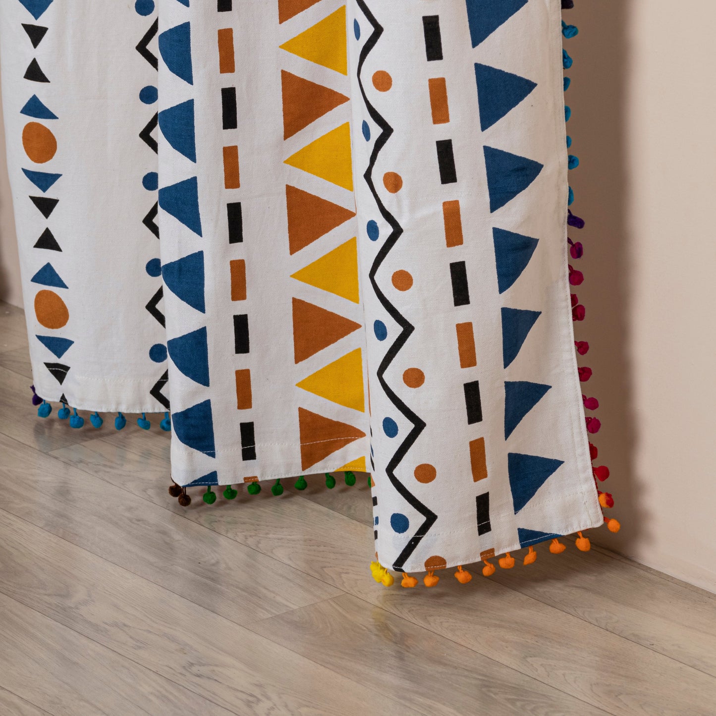 Imprimer Handpicked Santo - Printed Semi Blackout Curtain (Blue)