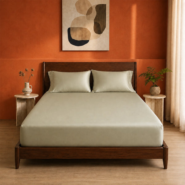Premium Bamboo Fitted Sheet – Soft, Breathable & Comfortable Sheet