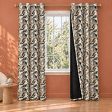Imprimer Abstract - Digital Printed Blackout Curtain (Leaf Heaven)