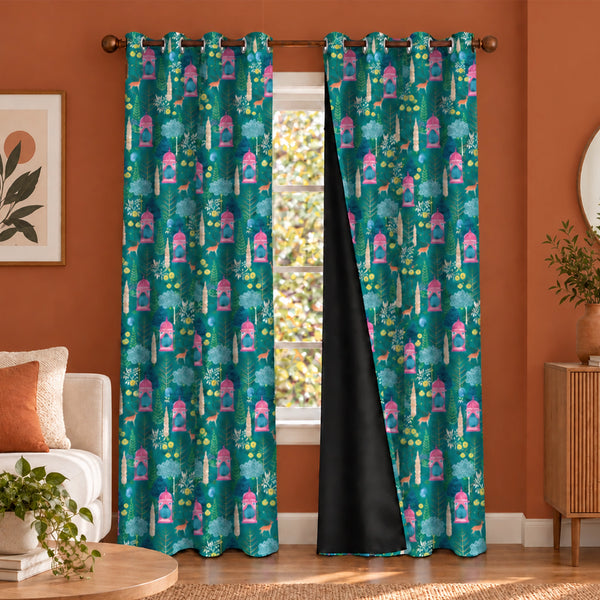 Imprimer Abstract - Digital Printed Blackout Curtain (Pichwai)