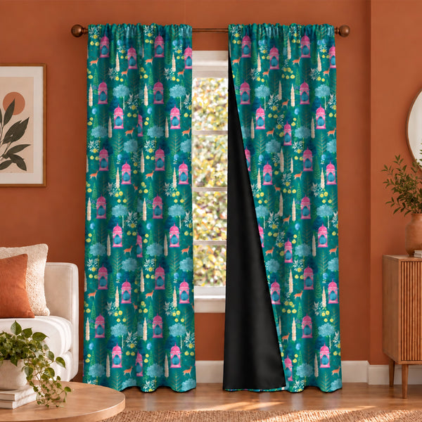Imprimer Abstract - Digital Printed Blackout Curtain (Pichwai)