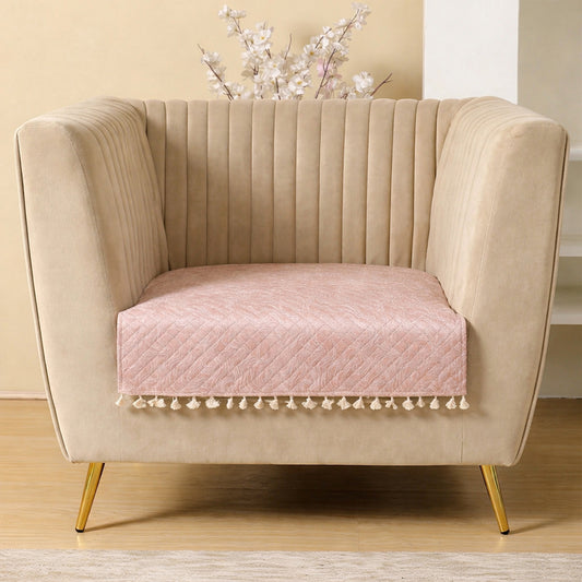 Opaline Drift - Printed Sofa Cover (Pink)Opaline Drift - Printed Sofa Cover (Pink)