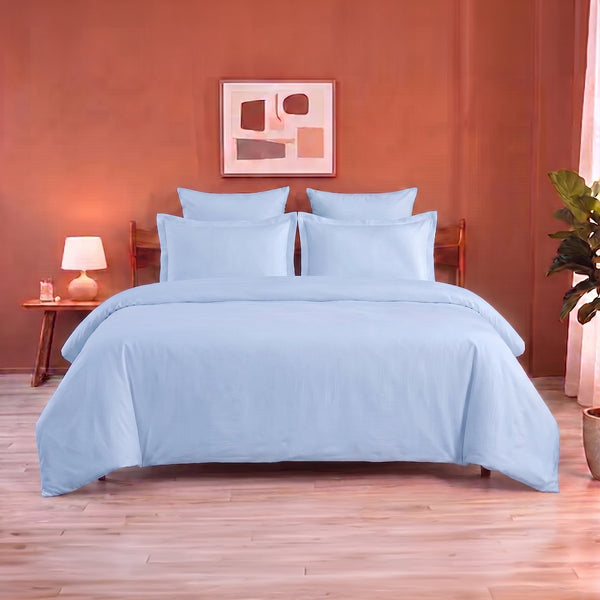 Fort Mellow - Solid Duvet Cover (Light Blue)