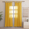 Fort Absolute - Twist Tab Top Sheer Curtain (Yellow)