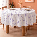 Cotton Premium Dining Table Cover (Blue & Purple)