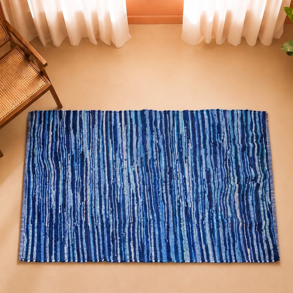 Earthology Harmony - Recycled Rug (Navy Blue)