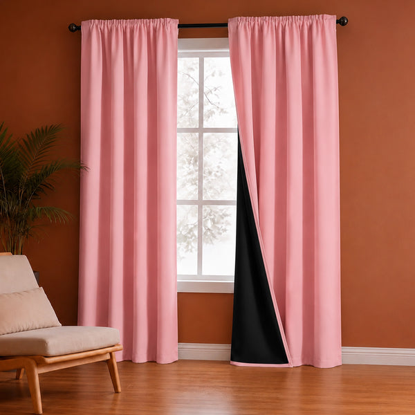 Fort Essential - Black Backing Blackout Curtain